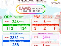 Update Covid-19 Kota Kupang, 6 Orang Berstatus PDP