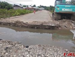 Pemda Malaka Bangun Deker Cegah Banjir Di Oanmane