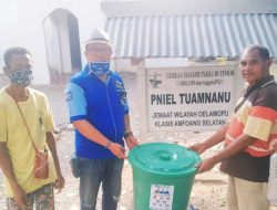 Demokrat Kabupaten Kupang Bagi Tempat Cuci Tangan Di Amfoang Sambut New Normal