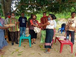 76 KK Warga Desa Barada Dapat Bantuan  Sembako