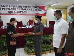 DPRD Dan Pemkot Kupang Tetapkan APBD 2021