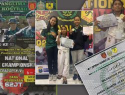 Tiga Karateka Kota Kupang Rebut Juara 1 Piala Panglima Divif 2 Kostrad